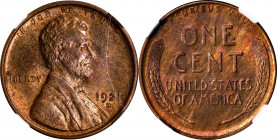 1921-S Lincoln Cent. MS-63 RB (NGC).
PCGS# 2535. NGC ID: 22C7.
Estimate: $325