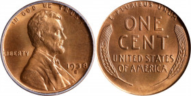 1938-S Lincoln Cent. MS-66+ RD (ICG).
PCGS# 2674. NGC ID: 22DN.
Estimate: $50