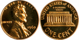 1960 Lincoln Cent. FS-102. Doubled Die Obverse, Small/Large Date. Proof-66 RD (PCGS).
PCGS# 38163. NGC ID: 22LL.
Estimate: $100