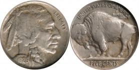 1926-S Buffalo Nickel. VF-35 (NGC).
PCGS# 3959. NGC ID: 22S7.
Estimate: $250