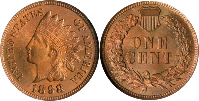 1898 Indian Cent. MS-65 RB (ANACS). OH.
PCGS# 2199. NGC ID: 228T.
Estimate: $ ...