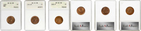Lot of (3) Mint State Early Date Lincoln Cents. (ANACS). OH.
Included are: 1909 V.D.B., MS-63 RB; 1911-D MS-63 RB; and 1921-S MS-62 RB.
Estimate: $ ...