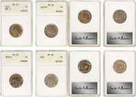 Lot of (4) Buffalo Nickels. (ANACS). OH.
Included are: 1913 Type I, MS-65; 1916-D AU-58; 1925 MS-64; and 1928-D MS-62.
Estimate: $ 375