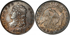1831 Capped Bust Half Dime. MS-60 (NGC). OH.
PCGS# 4278. NGC ID: 232D.
Estimate: $ 350