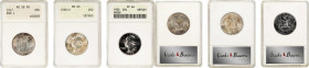 Lot of (3) Standing Liberty and Washington Quarters. (ANACS). OH.
Included are: Standing Liberty: 1917 Type I, AU-58 FH; Washington: 1938-S MS-64; an...
