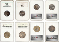 Lot of (4) Certified Gem Mint State Washington Quarters.
Included are: 1949 MS-65 (NGC), OH; 1956 MS-66 (NGC), OH; 1958 MS-66 (ANACS), OH; and 1967 S...