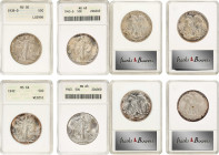 Lot of (4) Walking Liberty Half Dollars. (ANACS). OH.
Included are: 1938-D AU-50; 1942 MS-64; 1943 MS-63; and 1945-D MS-63.
Estimate: $ 250