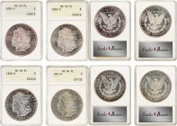 Lot of (4) Prooflike Choice Mint State Morgan Silver Dollars. (ANACS). OH.
Included are: 1881-S MS-64 PL; 1883-O MS-63 PL; 1900-O MS-64 PL; and 1901-...