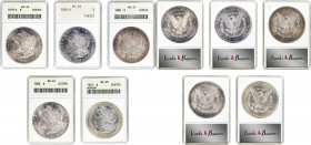 Lot of (5) Morgan Silver Dollars. MS-63 (ANACS). OH.
Included are: 1878-S; 1882-O; 1888; 1890; and 1921.
Estimate: $ 325