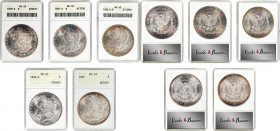Lot of (5) 19th Century Morgan Silver Dollars. MS-63 (ANACS). OH.
Included are: 1878-S; 1881-O; 1882-O; 1888-O; and 1897.
Estimate: $ 325
