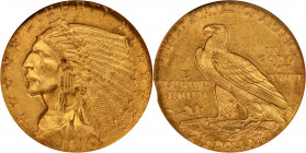 1910 Indian Quarter Eagle. MS-61 (ANACS). OH.
PCGS# 7941. NGC ID: 2892.
Estimate: $ 500