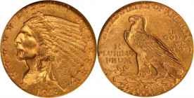 1913 Indian Quarter Eagle. MS-64 (ANACS). OH.
PCGS# 7945. NGC ID: 2897.
Estimate: $ 500