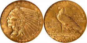 1925-D Indian Quarter Eagle. MS-61 (ANACS). OH.
PCGS# 7949. NGC ID: 289B.
Estimate: $ 500
