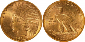 1910-D Indian Eagle. MS-60 (ANACS). OH.
PCGS# 8866. NGC ID: 28GS.
Estimate: $ 1300