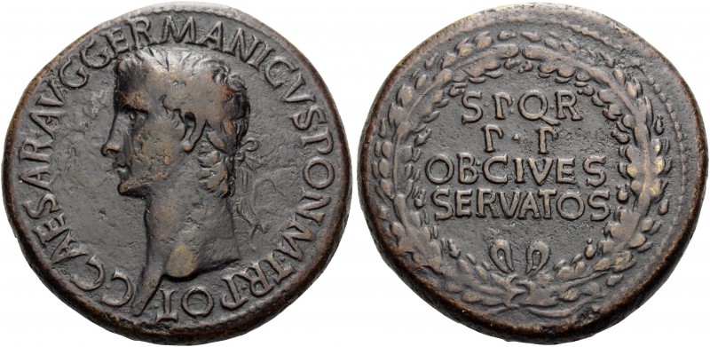 Gaius (Caligula), 37-41. Sestertius (Orichalcum, 35 mm, 30.08 g, 6 h), Rome, 37-...