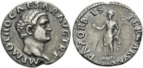 Otho, 69. Denarius (Silver, 17 mm, 3.14 g, 6 h), Rome, circa 15 January - 9 March 69. IMP M OTHO CAESAR AVG TR P Bare head of Otho to right. Rev. PAX ...