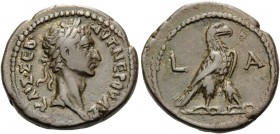 EGYPT. Alexandria . Nerva, 96-98. Tetradrachm (Billon, 25 mm, 13.13 g, 12 h), Year 1 = 96-97. AVT NEPOVAΣ KAIΣ ΣEB Laureate head of Nerva to right. Re...