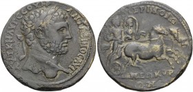 THRACE. Perinthus . Caracalla, 198-217. Hexassarion (Bronze, 35 mm, 23.92 g, 6 h). AYT K M AYP CEOYHP ANTΩNEINOC AYΓ Laureate head of Caracalla to rig...
