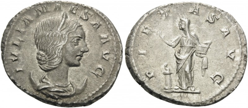 Julia Maesa, Augusta, 218-224/5. Antoninianus (Silver, 22 mm, 5.12 g, 5 h), gran...