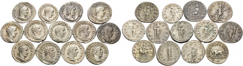 Gordian III, Philip I, Otacilia Severa and Philip II. (Silver, 57.00 g). Lot of ...
