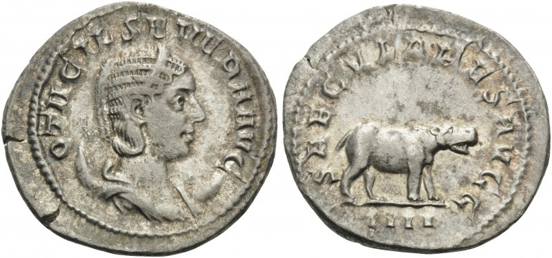 Otacilia Severa, Augusta, 244-249. Antoninianus (Silver, 23 mm, 4.26 g, 5 h), wi...