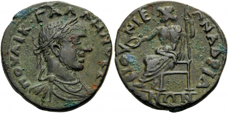 BITHYNIA. Claudiopolis (as Bithynium) . Gallienus, 253-268. (Bronze, 25 mm, 8.52...