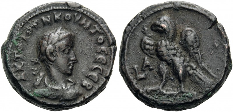 EGYPT. Alexandria . Quietus, Usurper, 260-261. Tetradrachm (Potin, 21 mm, 12.01 ...
