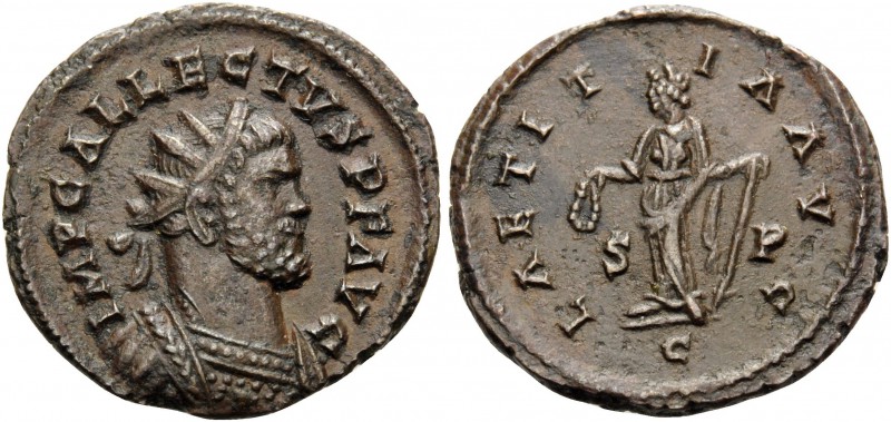 Allectus, Romano-British Emperor, 293-296. Antoninianus (Bronze, 22 mm, 4.28 g, ...