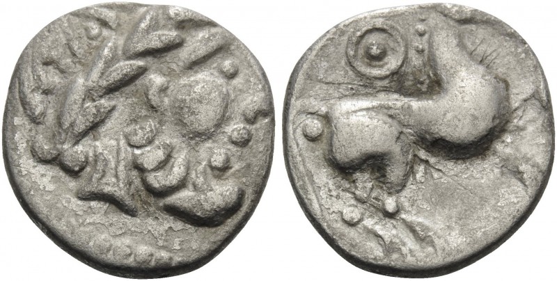 CELTIC, Eastern Celts. Skordoski in Syrmia . Circa 3rd-2nd century BC. Drachm (S...