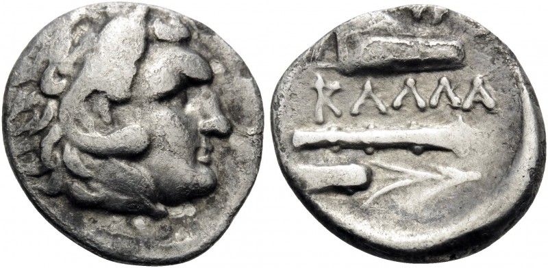 MOESIA. Kallatis . 3rd-2nd centuries BC. Hemidrachm (Silver, 15 mm, 2.12 g, 9 h)...