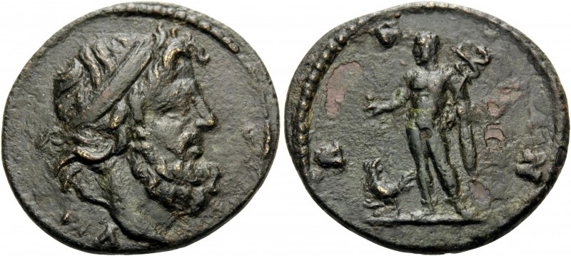 THRACE. Ainos . Circa 2nd - 1st Century BC. (Bronze, 24 mm, 6.95 g, 6 h). Diadem...