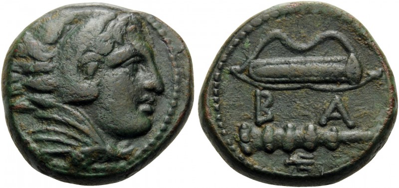 KINGS OF MACEDON. Alexander III ‘the Great’, 336-323 BC. Hemiobol (Bronze, 17 mm...