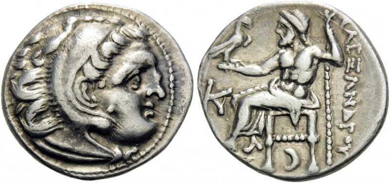 KINGS OF MACEDON. Alexander III ‘the Great’, 336-323 BC. Drachm (Silver, 18 mm, ...