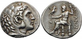 KINGS OF MACEDON. Alexander III ‘the Great’, 336-323 BC. Tetradrachm (Silver, 28 mm, 16.85 g, 12 h), struck posthumously under Antigonos Gonatas, Pell...