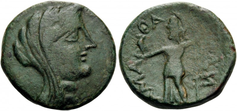 EPEIROS. The Athamanes . Circa 220-185 BC. (Bronze, 18 mm, 4.94 g, 10 h). Diadem...