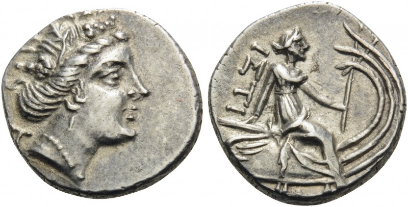 EUBOIA. Histiaia . 3rd-2nd centuries BC. Tetrobol (Silver, 14 mm, 2.31 g, 2 h). ...