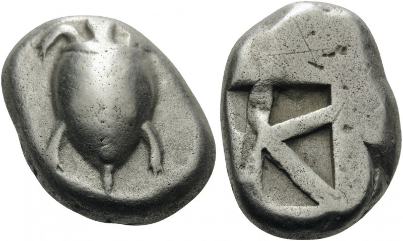 ISLANDS OFF ATTICA, Aegina. Circa 500/490-480 BC. Stater (Silver, 18 mm, 11.74 g...