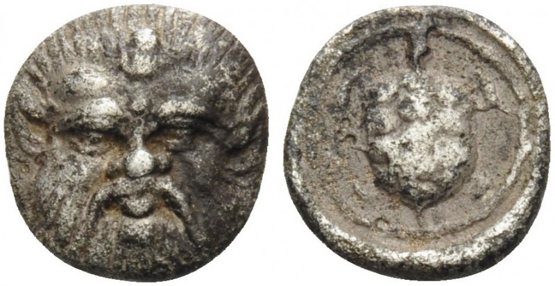 LESBOS. Methymna . Circa 350/30-250/40 BC. Hemiobol (Silver, 0.39 mm, 7.00 g, 6 ...