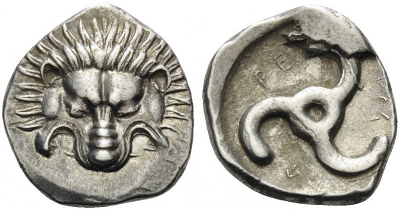DYNASTS OF LYCIA. Perikles, circa 380-360 BC. Tetrobol (Silver, 16 mm, 2.85 g). ...