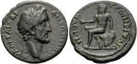 THRACE. Topirus . Antoninus Pius, 138-161. (Bronze, 22 mm, 6.48 g, 6 h). AVT KAI T AIΛ AΔΡIANOC ANTΩNINOC Laureate head of Antoninus Pius to right. Re...