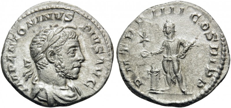 Elagabalus, 218-222. Denarius (Silver, 19 mm, 2.88 g, 12 h), Rome, 221. IMP ANTO...