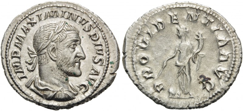 Maximinus I, 235-238. Denarius (Silver, 19 mm, 3.23 g, 11 h), Rome, 235-236. IMP...