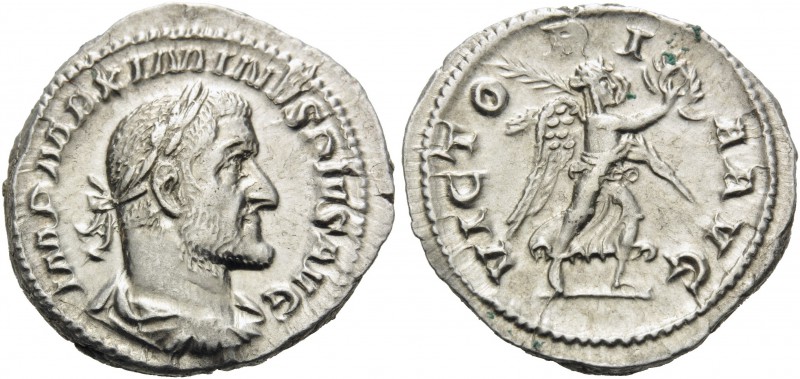 Maximinus I, 235-238. Denarius (Silver, 20 mm, 3.22 g, 7 h), Rome, 235-236. IMP ...