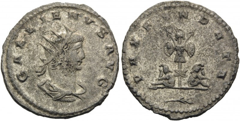 Gallienus, 253-268. Antoninianus (Billon, 20 mm, 3.35 g, 5 h), Antioch, 264-265....