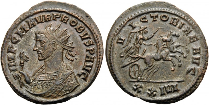 Probus, 276-282. Antoninianus (Billon, 23 mm, 3.88 g, 12 h), Siscia,, 277. IMP C...