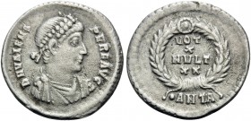 Valens, 364-378. Siliqua (Silver, 18 mm, 1.84 g, 5 h), Antioch, 1st officina, 367-375. D N VALENS PERP AVG Diademed, draped and cuirassed bust of Vale...