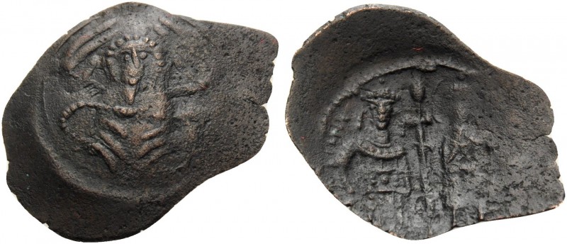 John Comnenus-Ducas, as emperor of Thessalonica, 1237-1242. Trachy (Bronze, 20 m...