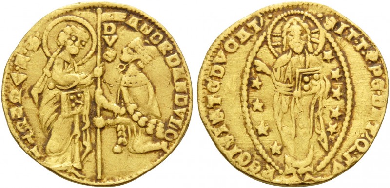 ITALY. Venezia (Venice) . Andrea Dandolo, 1342-1354. Ducat (Gold, 20 mm, 3.51 g,...