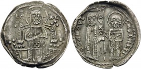 BULGARIA. Second Empire . Georgi Terter I, 1280–1292. Groš (Silver, 21 mm, 1.45 g, 6 h), Imitating a grosso of Giovanni Dandolo (1280-1289), uncertain...