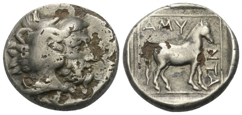 Königreich Makedonien. Amyntas III. (393 - 369 v. Chr.).

 Stater oder Pentadr...